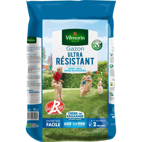 Ultra résistant - Gazon Ultra Résistant - Label Rouge - 15 kg - face recto